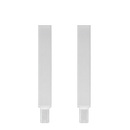 RCF PMK60770 Pole Extension Kit For EVOX J9, JMIX9, And J11 (White) - Pack Of 2