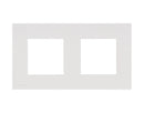 Audac CF45DH/W Double Cover Frame With Hooks (White) - 45 x 45mm