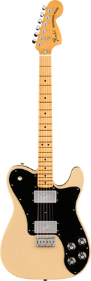 Fender AMERICAN VINTAGE II 1975 TELECASTER DELUXE Electric Guitar (Vintage Blonde)