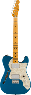 Fender AMERICAN VINTAGE II 1972 TELECASTER THINLINE Semi Hollow Body Electric Guitar (Lake Placid Blue)