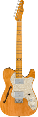 Fender AMERICAN VINTAGE II 1972 TELECASTER THINLINE Semi Hollow Body Electric Guitar (Aged Natural)