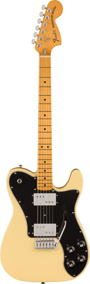 Fender VINTERA II '70S TELECASTER DELUXE WITH TREMOLO Electric Guitar (Vintage White)