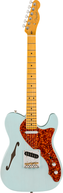 Fender LIMITED EDITION AMERICAN PROFESSIONAL II TELECASTER THINLINE Semi Hollow Body Electric Guitar (Transparent Daphne Blue)