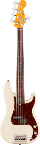 Fender AMERICAN PROFESSIONAL PRECISION 5-String Electric Guitar (Olympic White)