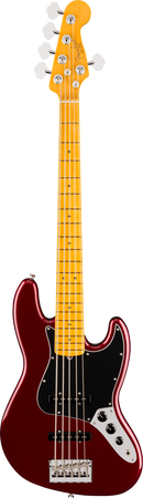 Fender AMERICAN PROFESSIONAL JAZZBASS V Basse électrique 5 cordes (Oxblood)