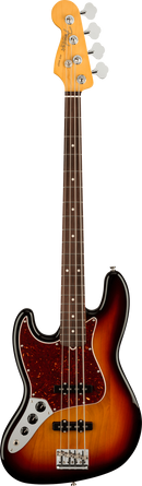 Basse électrique Fender AMERICAN PROFESSIONAL II JAZZ BASS pour gaucher (Sunburst 3 couleurs)