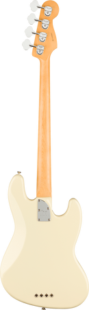 Basse électrique Fender AMERICAN PROFESSIONAL II JAZZ BASS pour gaucher (blanc olympique)
