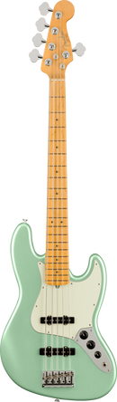 Fender AMERICAN PROFESSIONAL II JAZZ BASS V 5 String Electric Bass Guitar (Mystic Surf Green)