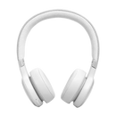 Écouteur sans fil à l'oreille sans bruit de JBL LIVE 670NC (blanc)