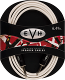 EVH PREMIUM Straight To Straight 1/4 Speaker Cable (White) - 6.49ft