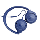 JBL TUNE 530 Wired On-Ear Headphones With A 3.5mm Aux Jack (Blue)