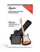 Fender SQUIER SONIC STRATOCASTER PACK Electric Guitar Pack (2-Color Sunburst)