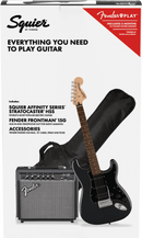 Fender SQUIER AFFINITY SERIES STRATOCASTER HSS PACK Electric Guitar Pack (Charcoal Frost Metallic)