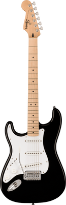 Fender SQUIER SONIC STRATOCASTER Left Handed Electric Guitar (Black)