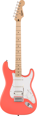 Fender SQUIER SONIC STRATOCASTER HSS Electric Guitar (Tahitian Coral)