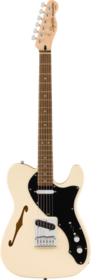 Fender SQUIER AFFINITY SERIES TELECASTER THINLINE Semi Hollow Body Electric Guitar (Olympic White)