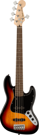 Fender SQUIER AFFINITY SERIES JAZZ BASS V 5 String Electric Bass Guitar (3-Color Sunburst)