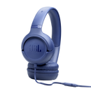 JBL TUNE 530 Wired On-Ear Headphones With A 3.5mm Aux Jack (Blue)