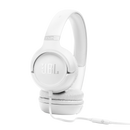 JBL TUNE 530 Wired On-Ear Headphones With A 3.5mm Aux Jack (White)