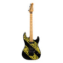 Godin Guitars DERRY GREHAN TREAD 1 Signature Electric Guitar (Black Custom Tread Graphics)