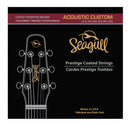 Seagull 051427 Phosphor Bronze Coated Acoustic Guitar Strings - .012 - .016