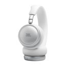 JBL LIVE680NC Wireless On-Ear Noise Cancelling Headphones (White)