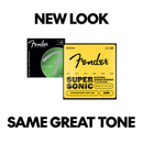 Fender SUPERSONIC 50M Flatwound Stainless Steel Ball End Electric Guitar Strings - .011-.050
