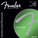 Fender SUPERSONIC 50XL Extra Light Stainless Flatwound Electric Guitar Strings - .011-0.50