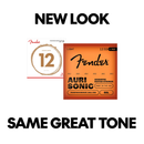 Cordes de guitare acoustique Fender AURISONIC 60L en bronze phosphoreux (paquet de 3) - .012-.053
