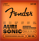 Fender AURISONIC 60-12L Phosphor Bronze 12-String Acoustic Guitar Strings - .010-.026w