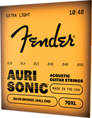 Cordes de guitare acoustique Fender AURISONIC 70XL 80/20 Bronze - .010-.048