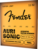 Cordes de guitare acoustique Fender AURISONIC 70CL 80/20 Bronze - .011-.052