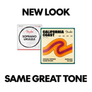 Fender CALIFORNIA COAST Soprano Ukulele Strings - .024-.034