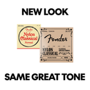 Fender 100C NYLON CLASSICAL Clear/Silver Tie End Acoustic Guitar String - .028-.043