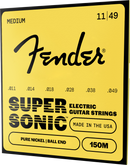 Fender SUPERSONIC 150M Pure Nickel Ball End Electric Guitar String - .011-.049