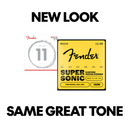 Fender SUPERSONIC 150M Pure Nickel Ball End Electric Guitar String - .011-.049