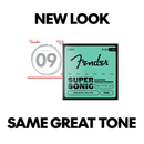 Fender SUPERSONIC 250L Nickel-Plated Steel Ball End Electric Guitar String (3 Pack) - .009-.042