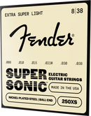 Fender SUPERSONIC 250XS Nickel-Plated Steel Ball End Electric Guitar String - .008-.038