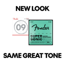 Fender SUPERSONIC 250L Nickel-Plated Steel Ball End Electric Guitar String - .009-.042