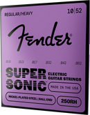 Fender SUPERSONIC 250RH Nickel-Plated Steel Ball End Electric Guitar String - .010-.052
