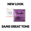 Fender SUPERSONIC 250RH Nickel-Plated Steel Ball End Electric Guitar String - .010-.052