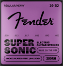 Fender SUPERSONIC 250RH Nickel-Plated Steel Ball End Electric Guitar String - .010-.052