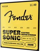 Fender SUPERSONIC 250M Nickel-Plated Steel Ball End Electric Guitar String - .011-.049