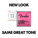 Cordes de guitare électrique Fender SUPERSONIC 250H en acier nickelé à boule - .012-.052