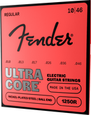 Cordes de guitare électrique Fender ULTRACORE 1250R en acier nickelé à boule - .010-.046