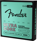 Cordes de guitare électrique Fender ULTRACORE 1250L en acier nickelé à boule (paquet de 3) - .009-.042
