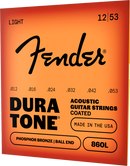 Fender DURA-TONE 860L Coated Phosphor Bronze Acoustic Guitar String - .012-.053