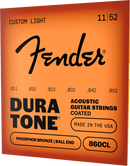 Fender DURA-TONE 860CL Coated Phosphor Bronze Acoustic Guitar String - .011-.052