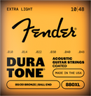Fender DURA-TONE 880XL Revêtement Bronze 80/20 Revêtement Bronze 80/20 - .010-.048