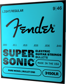 Fender SUPERSONIC BULLETS 3150LR Pure Nickel Bullet End Electric Guitar String - .009-.046